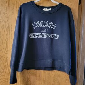 Vineyard Vines "Chicago" Blue  Crewneck Sweatshirt Medium